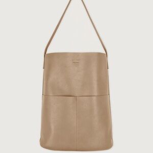 Oak + Fort faux leather tote bag